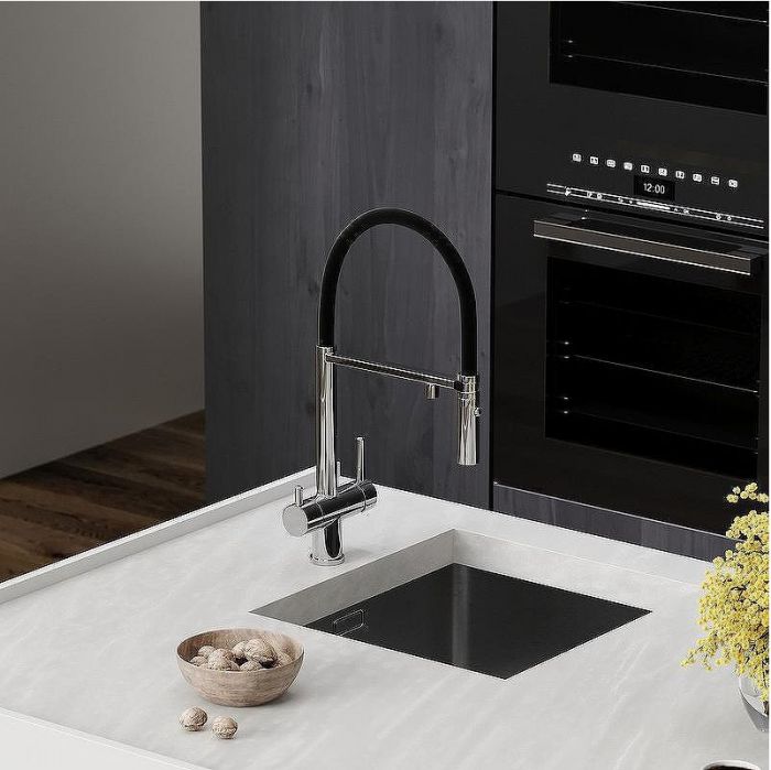 Смеситель для кухни Sancos Imola SC4010CH Хром Черный