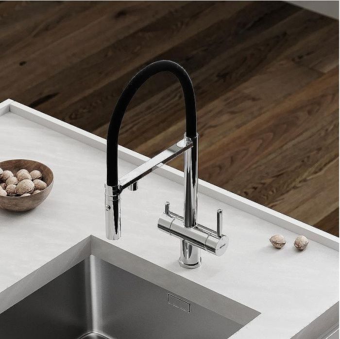 Смеситель для кухни Sancos Imola SC4010CH Хром Черный