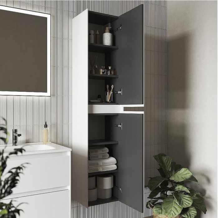 Шкаф пенал Sancos Cento 35 PCN35W подвесной Белый глянец