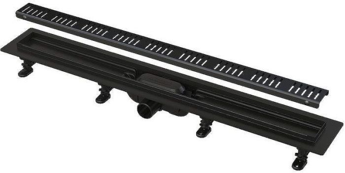 Душевой лоток Alcaplast AG101101550 (APZ10BLACK-550M) с Черной матовой решеткой