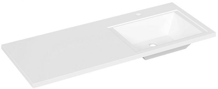 Тумба с раковиной DIWO Тольятти 120 R цвет Белый