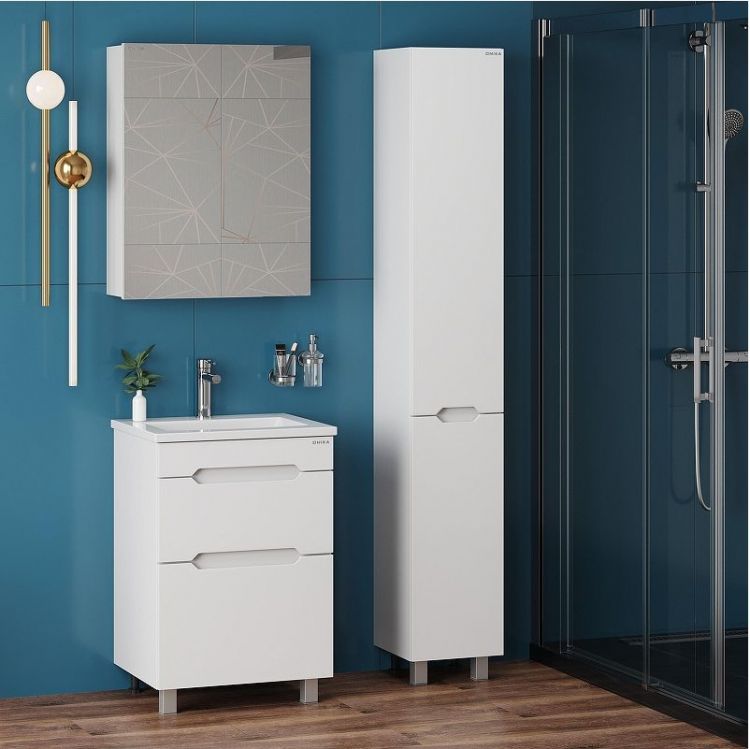 Шкаф пенал Onika Айленд 30 403081 цвет Белый