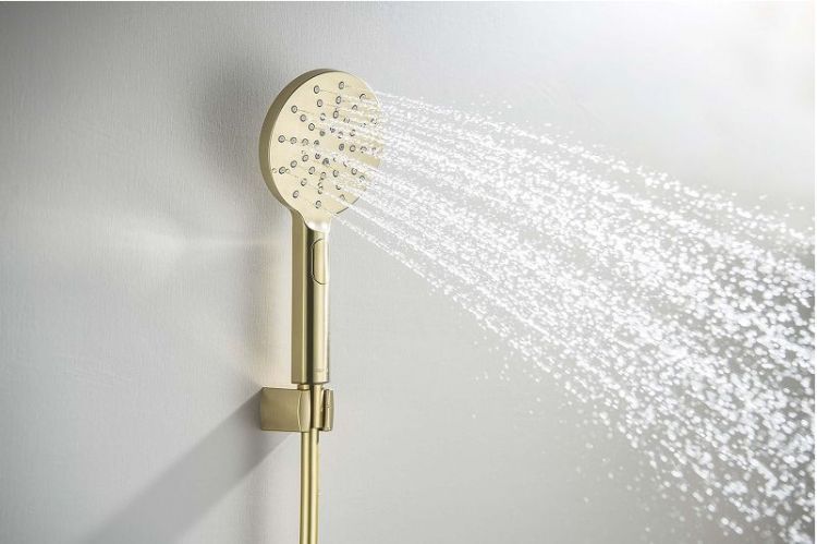 Душевой гарнитур Aquatek Оберон AQ2033BG цвет Золото шлифованное Душевой гарнитур Aquatek Оберон AQ2033BG цвет Золото шлифованное