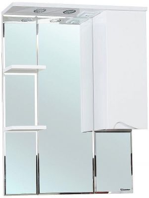 Зеркало со шкафом Bellezza Эйфория 80 R 4916113001017 с подсветкой Белое