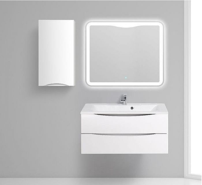 Подвесной шкаф BelBagno Fly-Marino 40 L FLY-MARINO-750-1A-SC-BL-P-L Bianco Lucido