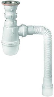 Сифон для кухонной мойки Wirquin Минор 30718026 Нержавеющая сталь