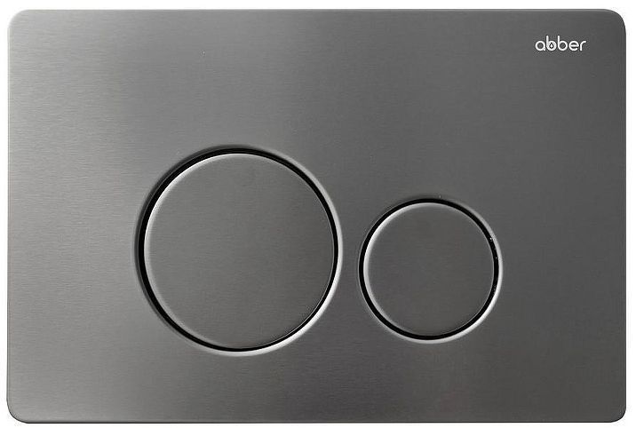 Комплект унитаза Abber Rechteck AC1201MB-AC0105-AC0121NG с сиденьем Микролифт и клавишей смыва цвет Никель Комплект унитаза Abber Rechteck AC1201MB-AC0105-AC0121NG с сиденьем Микролифт и клавишей смыва цвет Никель