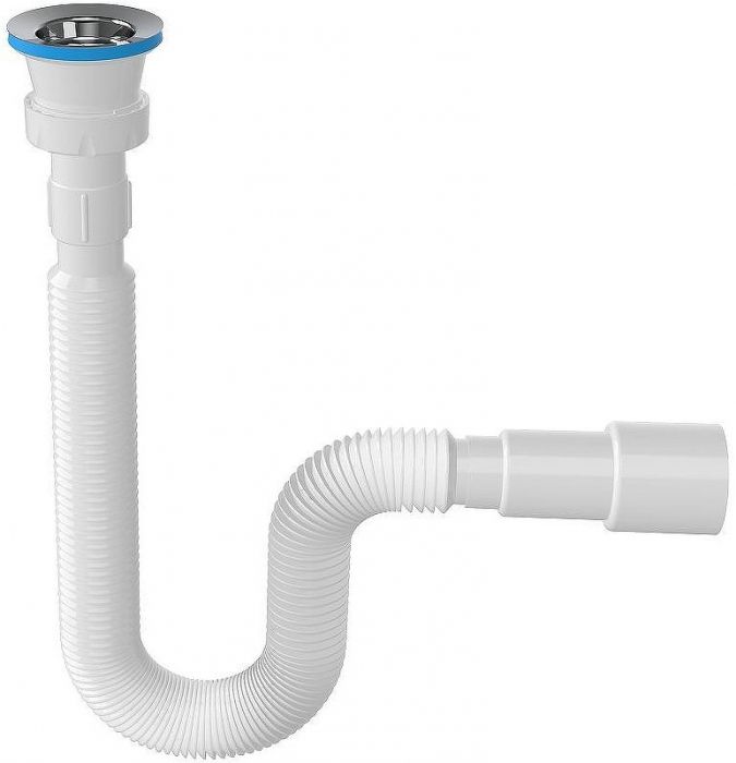 Гофросифон Nova 1262 Белый