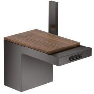 Axor MyEdition Смеситель для биде, со сливным гарнитуром 47212330, черный Axor MyEdition Смеситель для биде, со сливным гарнитуром 47212330, черный