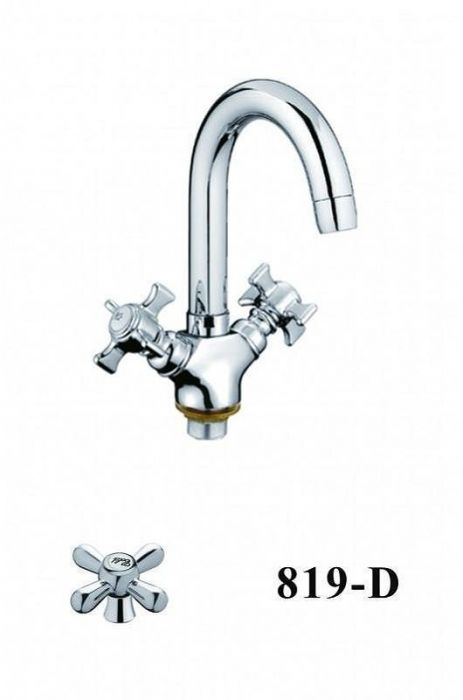 Смеситель для кухни D-Lin D156819-D цвет  Хром