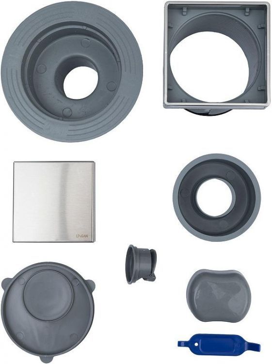 Душевой трап Logan L006-100-VERTICAL 330445 с решеткой цвет Нержавеющая сталь Душевой трап Logan L006-100-VERTICAL 330445 с решеткой цвет Нержавеющая сталь