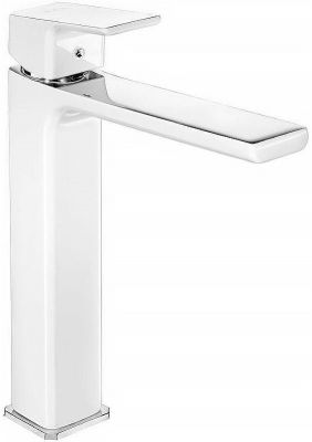 Смеситель для раковины E.C.A. Tiera 104888002EX Белый Хром