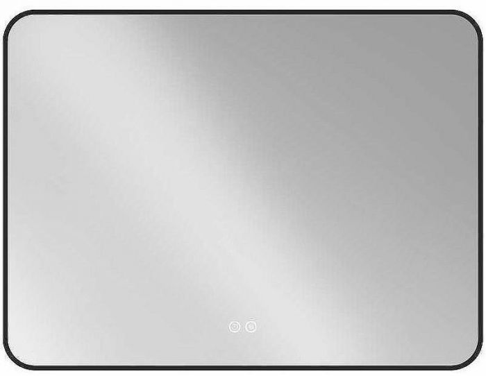 Зеркало Vincea 80 VLM-3VC800B-2 с подсветкой Черное с сенсорным выключателем с подогревом и диммером