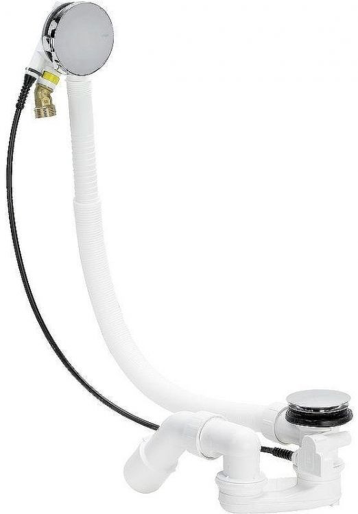 Слив-перелив Viega Simplex Trio 616642 728014 полуавтомат с наливом Хром