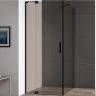 Душевой уголок Cezares Slider 80x90 SLIDER-AH-1-90-70/80-BR-NERO профиль Черный матовый стекло бронзовое