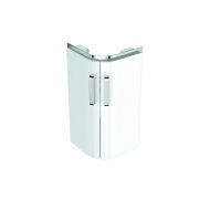 Тумба под раковину угловая Geberit Renova Nr.1 Comprimo, 43x31, белый матовый [862132000]