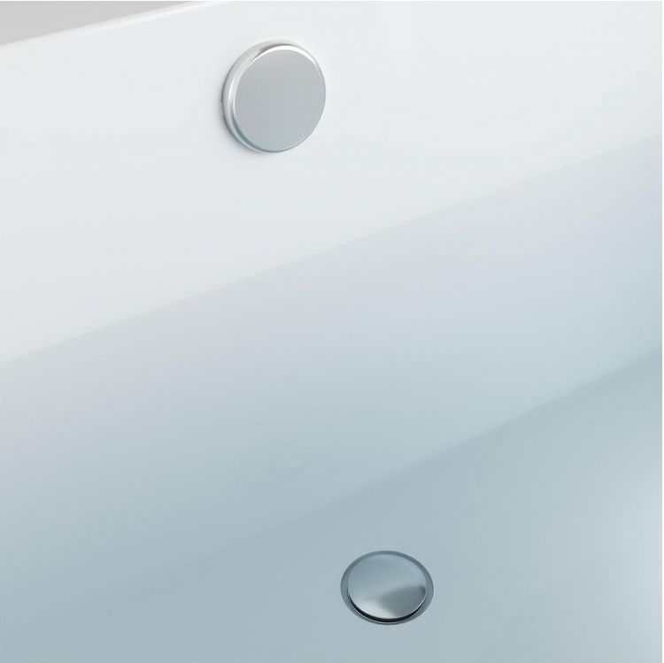 Слив-перелив Wellsee Useful Extras 231911000 click-clack цвет Хром