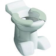 Унитаз Geberit Bambini напольный для детей, 6л, горизонтальный выпуск, 500 мм, дизайн в виде львиной лапы, цвет накладки для сиденья серый [212015000]