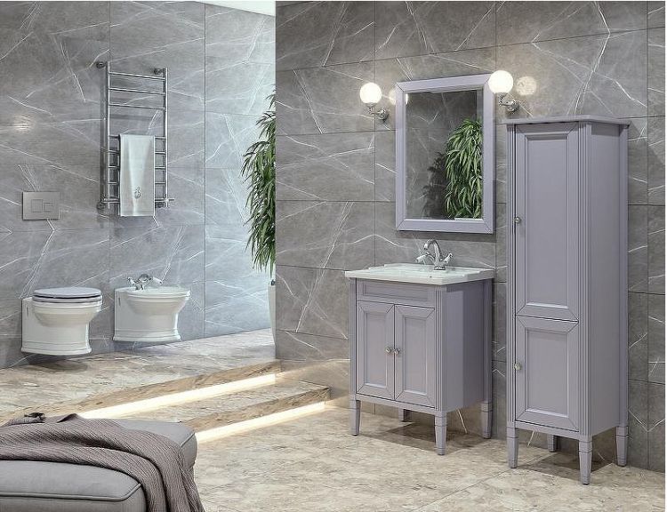 Зеркало Caprigo Albion Promo 60 33335-113.000.00.05 Серое матовое Зеркало Caprigo Albion Promo 60 33335-113.000.00.05 Серое матовое