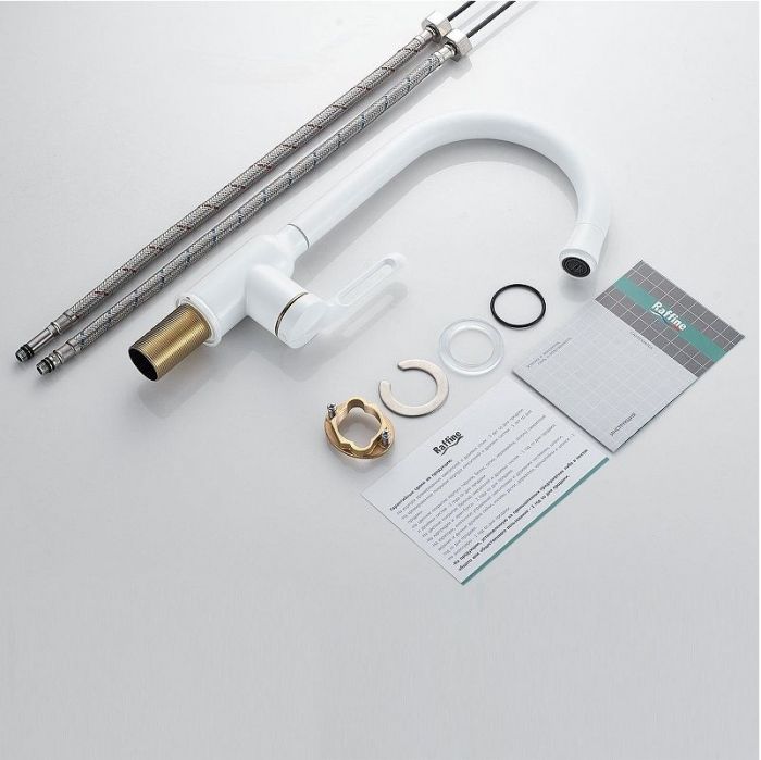 Смеситель для кухни Raffine F103C цвет Белый