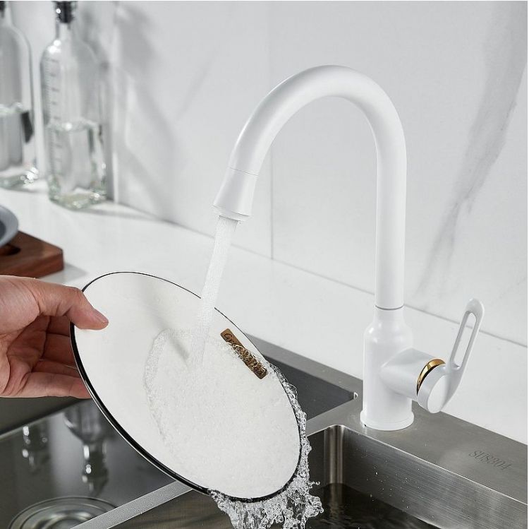 Смеситель для кухни Raffine F103C цвет Белый