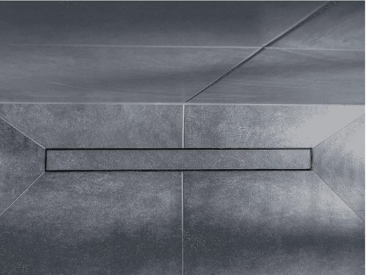 Душевой поддон из вспененного полистирола Pestan 90х90 Confluo Board Uni 40007821SS под плитку со встроенным душевым лотком Frameless Line 550