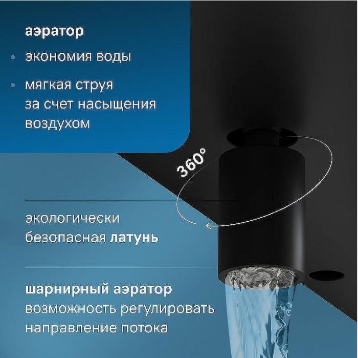 Душевая система AM.PM Func F078F322 с термостатом Черная матовая