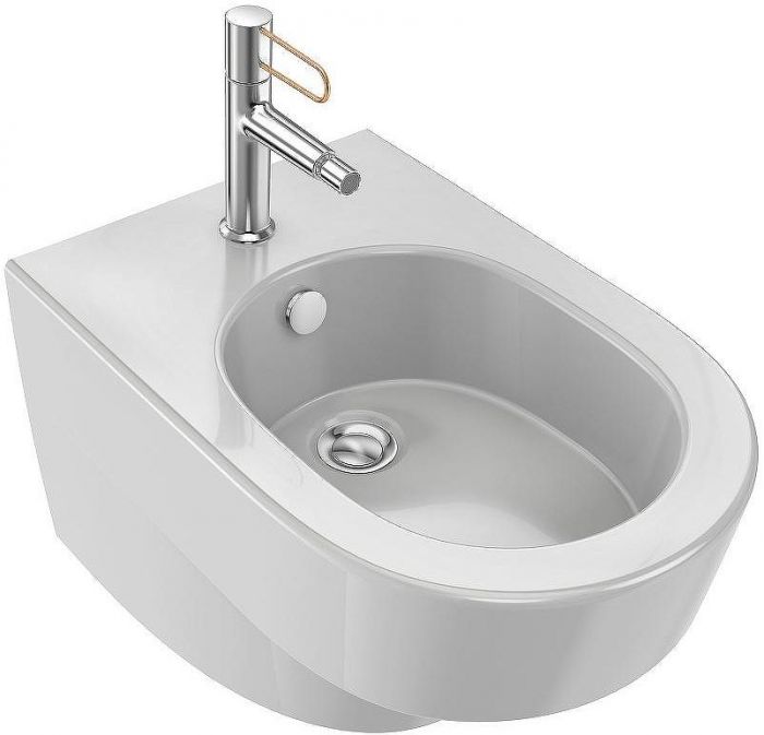 Биде Jacob Delafon Odeon Rive Gauche EMG0002-00 подвесное Белое