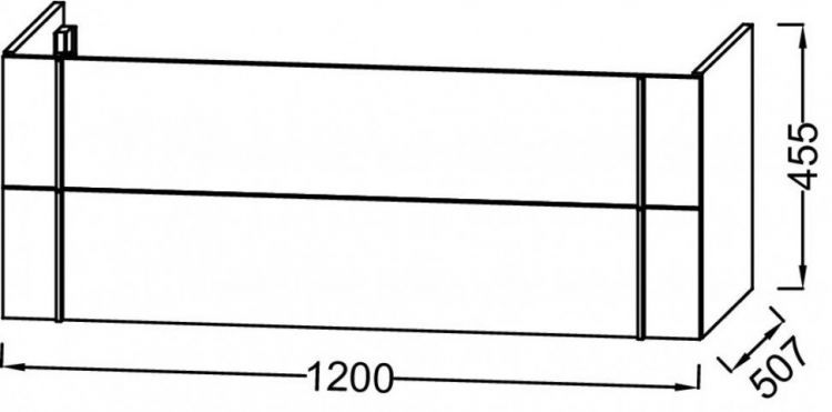 Тумба под раковину Jacob Delafon Nouvelle Vague 120 см EB3035-M71, розовый матовый Тумба под раковину Jacob Delafon Nouvelle Vague 120 см EB3035-M71, розовый матовый