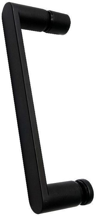 Душевая дверь Abber Sonnenstrand 100 AG04100BS профиль Черный стекло прозрачное