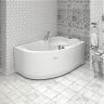 Акриловая ванна Radomir Vannesa Ирма 149х96 R 2-75-2-2-9-216 с гидромассажем Классик Хром