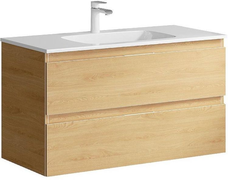 Тумба под раковину Aqwella Accent 100 ACC0110DZ подвесная Дуб золотой