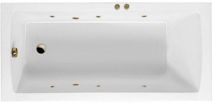Акриловая ванна Excellent Aquaria 140x70 WAEX.AQU14.SOFT.BR с гидромассажем