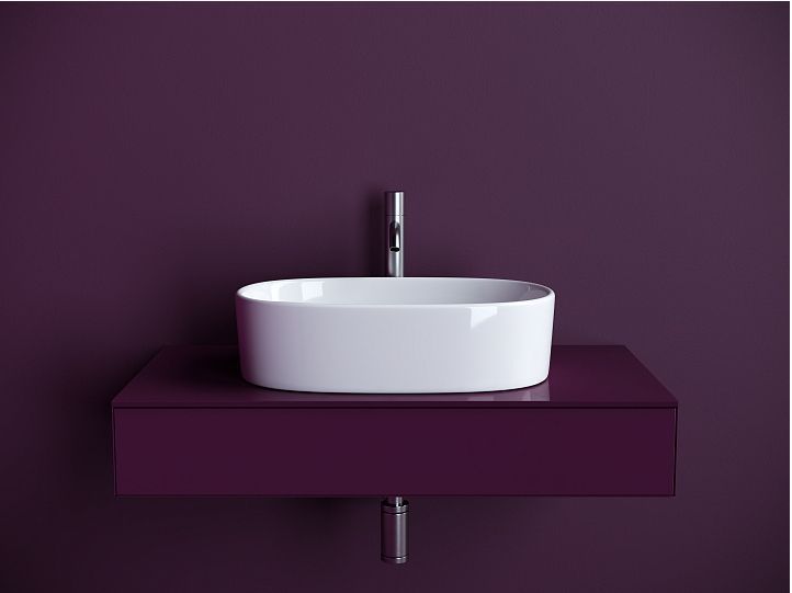 Накладная раковина CERAMICANOVA Element 561x359x149 мм CN6075