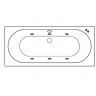 Акриловая ванна Excellent Oceana 160x75 WAEX.OCE16.SOFT.CR с гидромассажем
