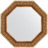 Зеркало Evoform Octagon 74х74 BY 7379 в багетной раме - Вензель бронзовый 101