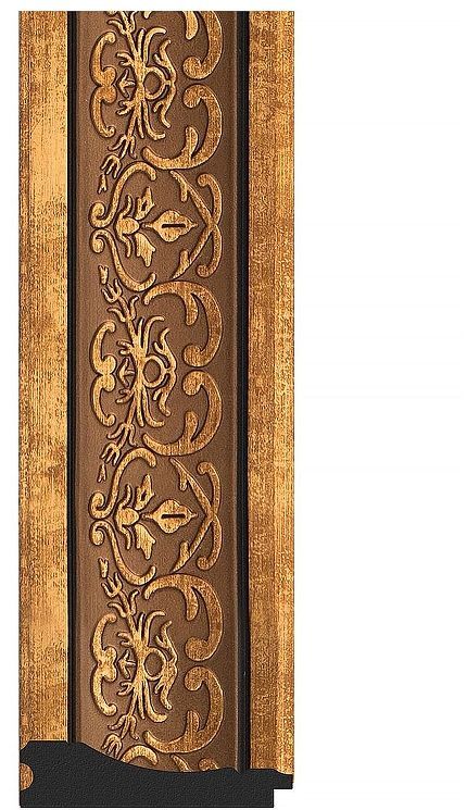 Зеркало Evoform Octagon 74х74 BY 7379 в багетной раме - Вензель бронзовый 101