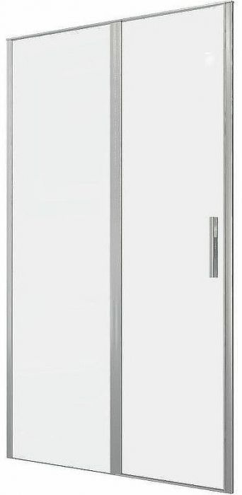 Душевая дверь Allen Brau Priority 120 3.31032.BA профиль Серебро браш стекло прозрачное