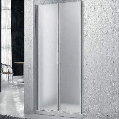 Душевая дверь BelBagno Sela 115 SELA-B-2-115-P-Cr профиль Хром стекло рифленое