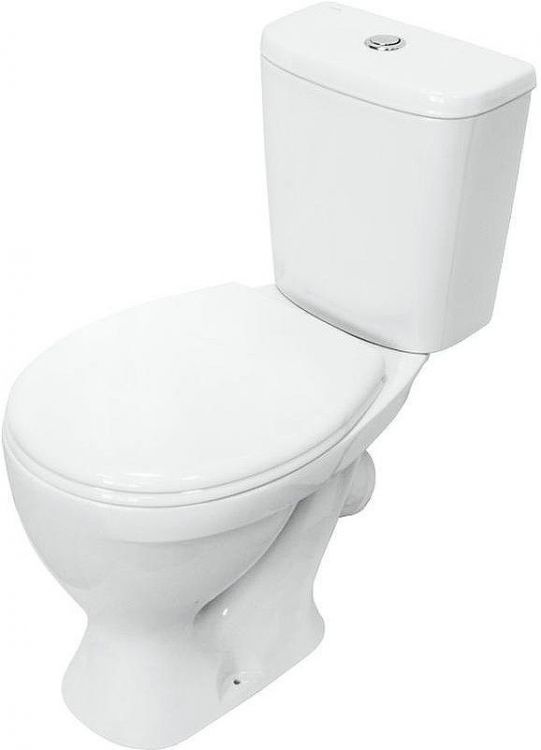 Унитаз компакт Sanita Формат Эконом WC.CC/Format/1-P/WHT.G/S1 с бачком и сиденьем