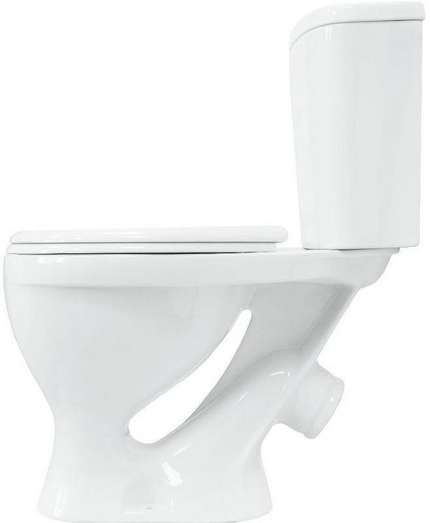 Унитаз компакт Sanita Формат Эконом WC.CC/Format/1-P/WHT.G/S1 с бачком и сиденьем