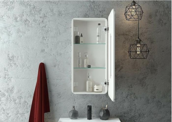 Зеркальный шкаф Континент Elliott LED 40 R МВК057 с подсветкой Белый