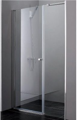 Душевая дверь Cezares Elena 160 ELENA-W-B-11-80+90-C-Cr профиль Хром стекло прозрачное