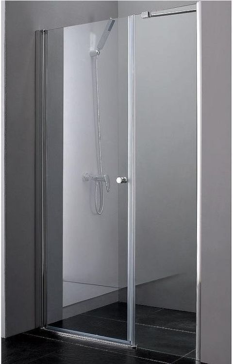 Душевая дверь Cezares Elena 160 ELENA-W-B-11-80+90-C-Cr профиль Хром стекло прозрачное