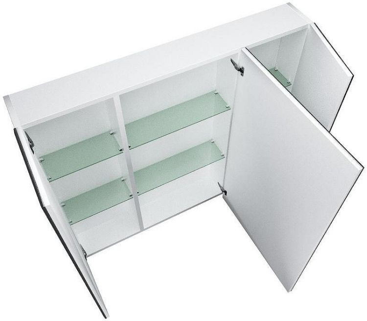 Зеркальный шкаф 1MarKa Соната 90 Белый глянцевый