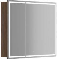 Зеркальный шкаф Sancos Mirror 90 MI90ECH с подсветкой Дуб чарльстон