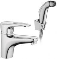 Смеситель для раковины Fashun A1268 с гигиеническим душем цвет Хром