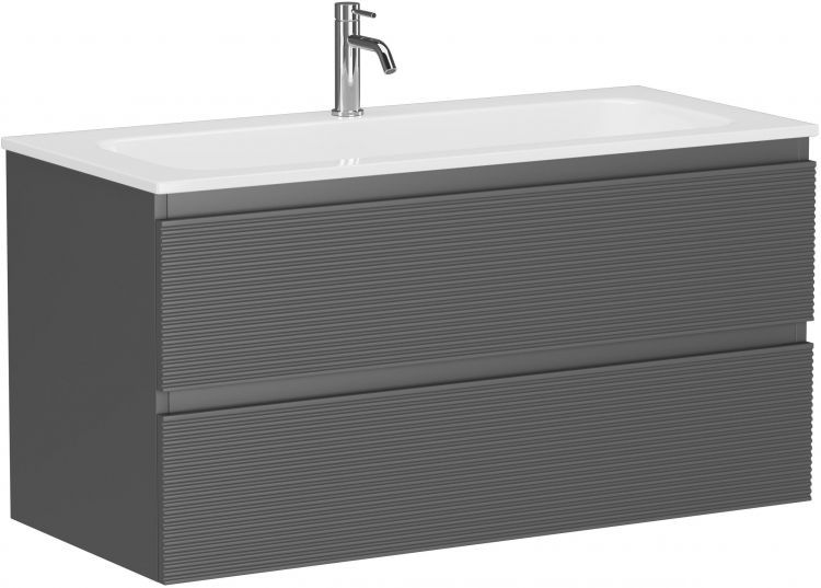 Тумба подвесная SANCOS под раковину Folk, Grey soft 995х445х500, FL100GS Тумба подвесная SANCOS под раковину Folk, Grey soft 995х445х500, FL100GS