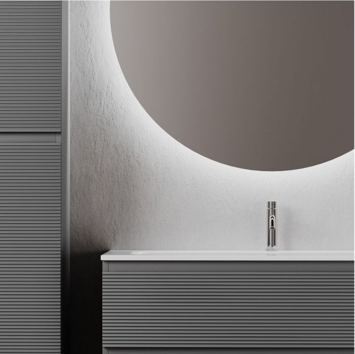 Тумба подвесная SANCOS под раковину Folk, Grey soft 995х445х500, FL100GS