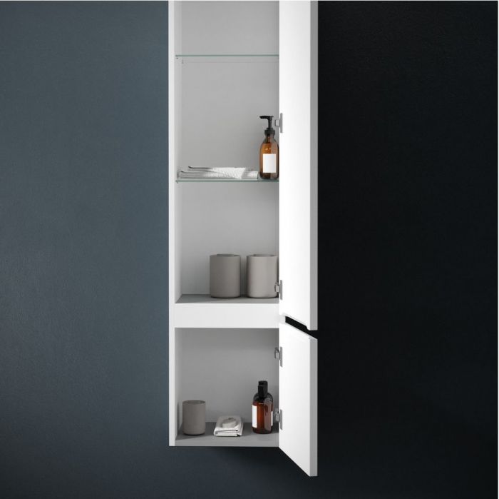 Шкаф-пенал SANCOS Very подвесной правый, Bianco 350х300х1600, PVR35RW